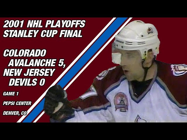 COLORADO AVALANCHE & New Jersey Devils 2001 Stanley Cup Final Program AVS  ticket