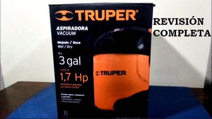 Aspiradora Industrial 16 Gal 6 Hp 4500w Truper Asp-16x