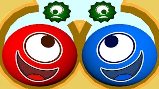 Hungry Balls Gameplay 11 Max All Levels Android iOS Gameplay Speedrun Level up 🤢🌚👽👹 Episode 31