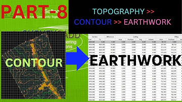 EARTHWORK CALCULATION FROM CONTOUR SURVEY II EARTHWORK CALCULATION