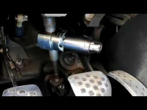 Steering shaft lock on Renault Megane cars