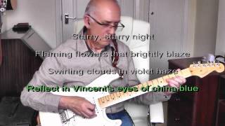 Vincent (Starry, starry night) -  Don McLean - Instrumental/Karaoke by Dave Monk chords