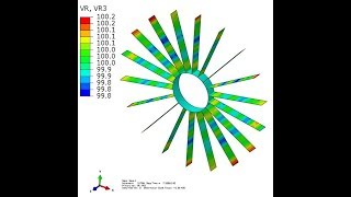Abaqus Explicit: Rotating strcuture