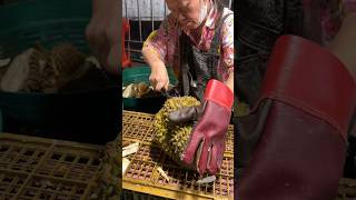 Durian Fruit Cutting  #streetfood #thailand #bangkok