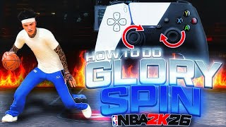 How To Do VIRAL Glory Spin Kyle Kuzma Spin Jumper Tutorial In NBA2K26 Handcam Sigs