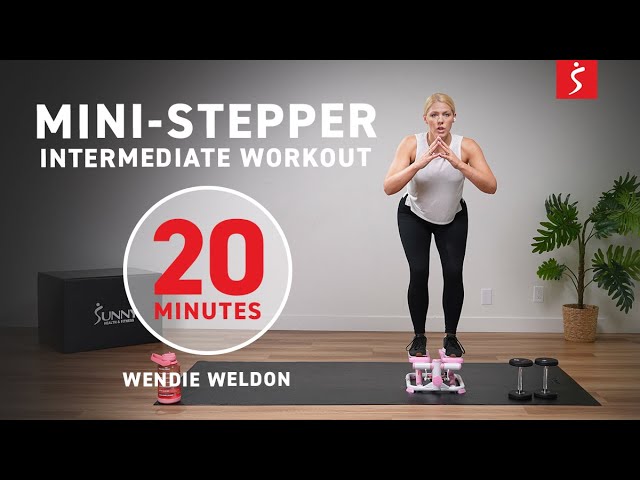 Mini Stepper Intermediate Workout: FAT BURNING CIRCUIT w/DUMBBELLS