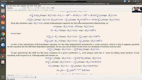 Lecture 6: TIME-DEPENDENT PERTURBATION THEORY