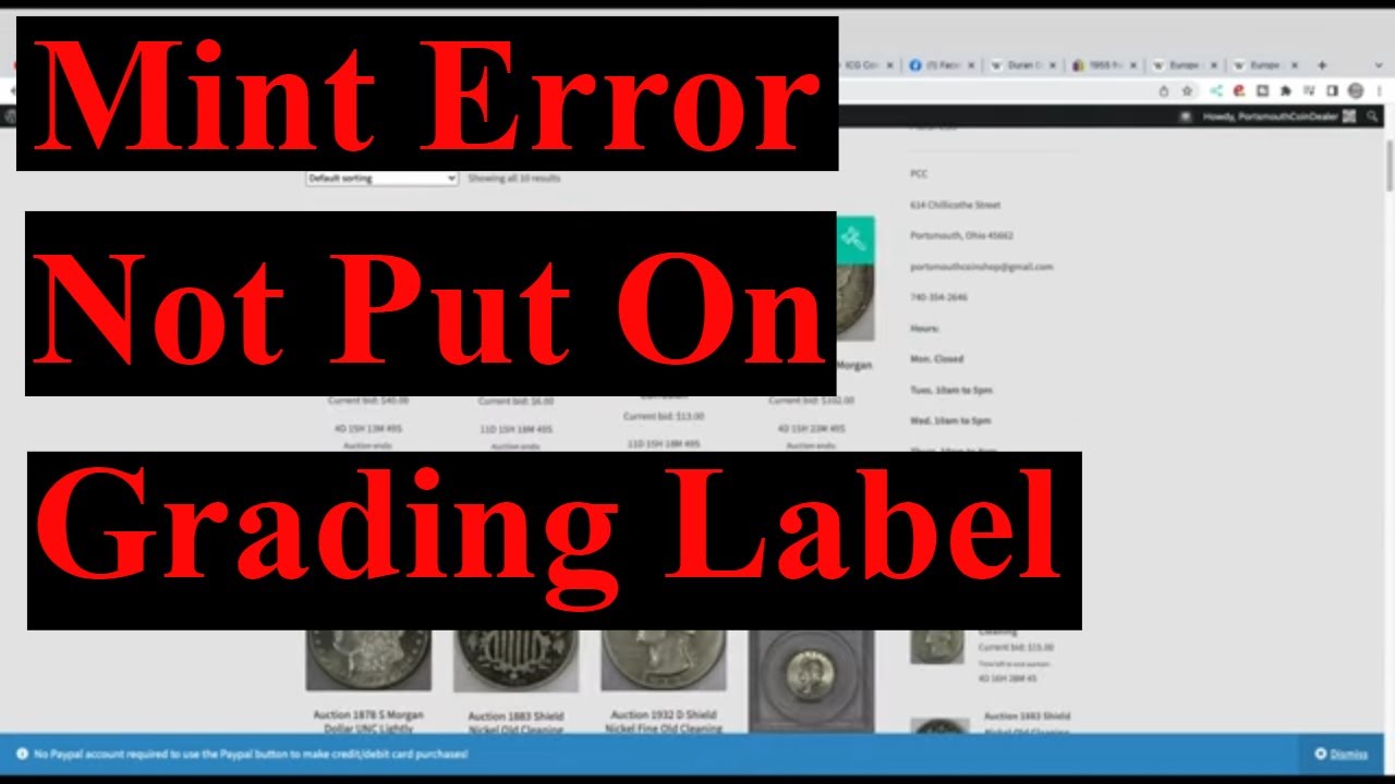 These Are NOT Mint Error Coins No Matter What You Believe - YouTube