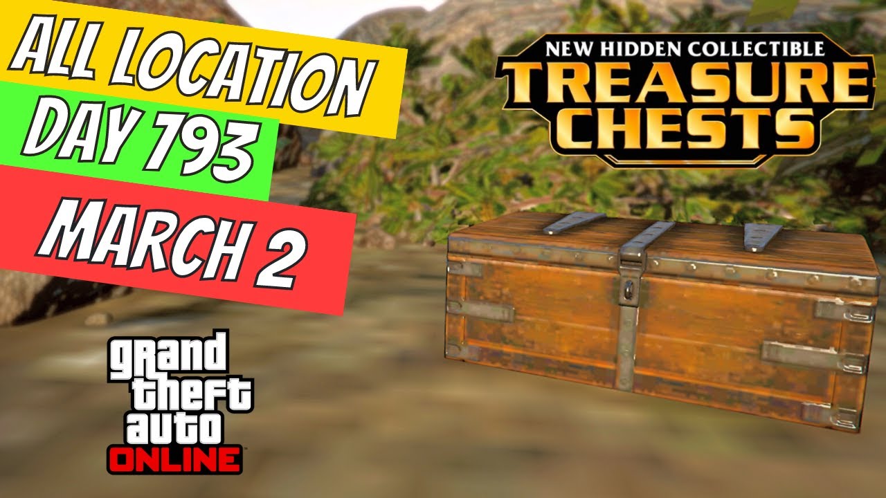 GTA Online Treasure Chest Locations March 2 DAY 793 ON THE CAYO