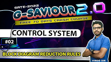 Day 02 || Chapter 02 || BLOCK DIAGRAM REDUCTION RULES || G - SAVIOUR 2.0 II GATE 2022