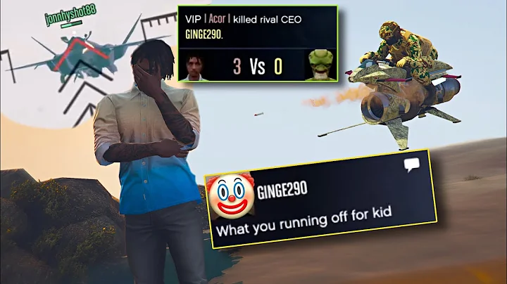 Salty Oppressor Griefer Tries To Kill Me And Fails Every Single Time | GTA 5 Online