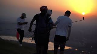 Sunset - The Most Amazing Paragliding Flight Experience