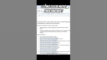 ¿Cómo elegir nicho para una web?