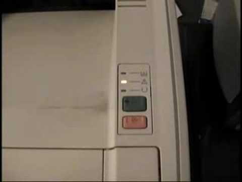 V2 Tech Video View - HP LaserJet 1160 Orange Error Light