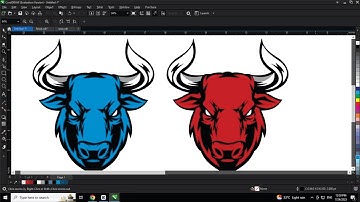 mascot logo design tutorial using Coreldraw - Ahsan Sabri