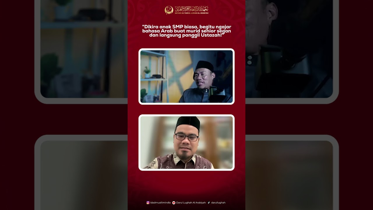 Masih SMP tapi sudah bisa mengajar bahasa Arab?