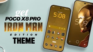 Get Official POCO X8 Pro Iron Man Edition Theme For Regular POCO X8 Pro (Or Any POCO/Redmi/Xiaomi) screenshot 2