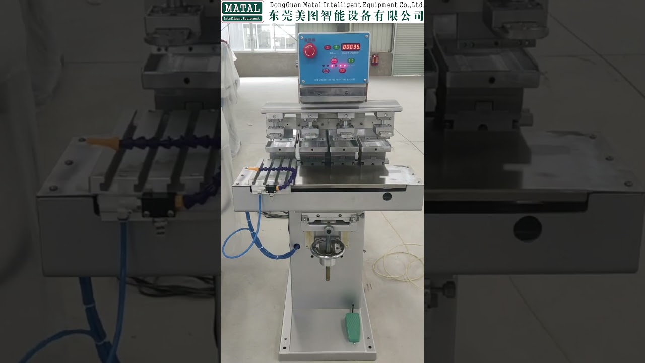 4 Color Shuttle Pad Printing Machine 
