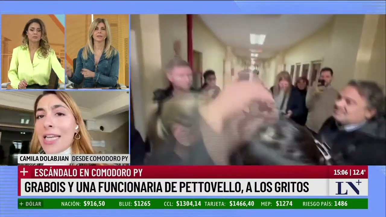 Gritos e insultos entre Grabois y funcionaria de Pettovello; audiencia y escándalo en Comodoro Py