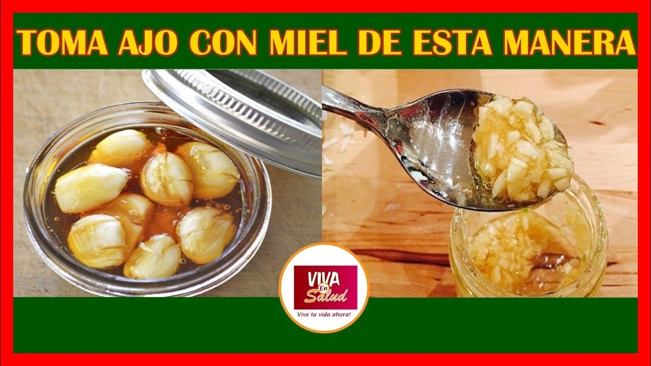 ajo con miel preparacion Si sufres 1 de estas condiciones de salud, toma ajo mezclado con miel de esta manera. ¡Increíble!