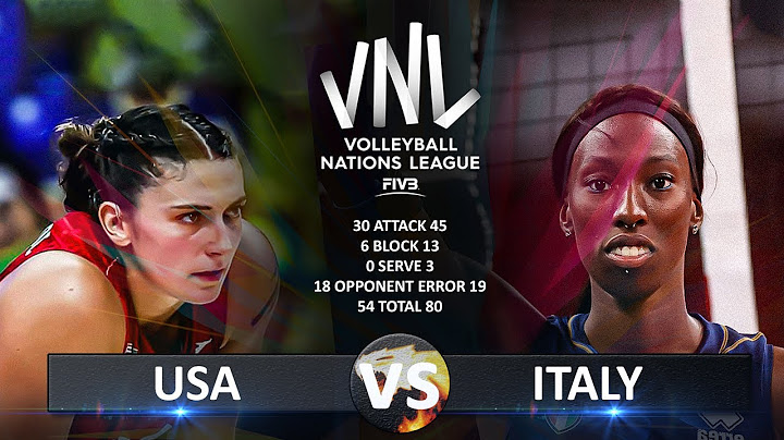 USA vs Italy | Women's VNL 2025