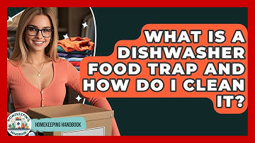 What Is A Dishwasher Food Trap And How Do I Clean It? - Homekeeping Handbook
