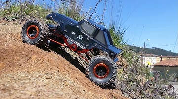 HSP Pangolin Rock Crawler RC 1:10 4WD. Gopro Hero 4 Black + Panasonic FZ300