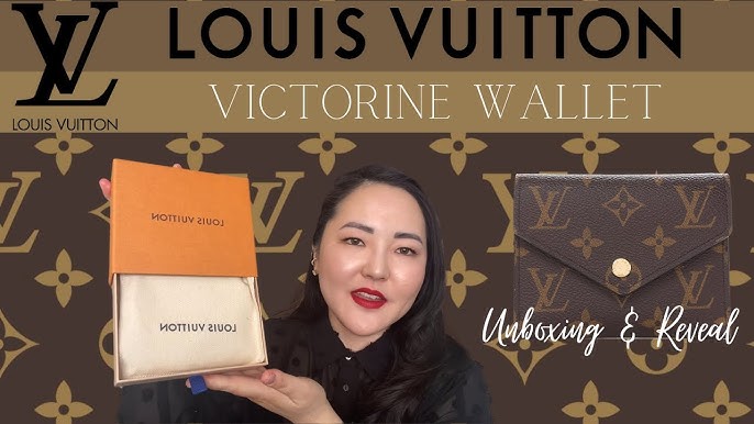 Unboxing Louis Vuitton NEW VERSION of the Victorine Wallet, Damier Ebene