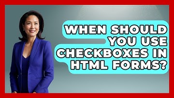 When Should You Use Checkboxes in HTML Forms? | Simple HTML Studio News
