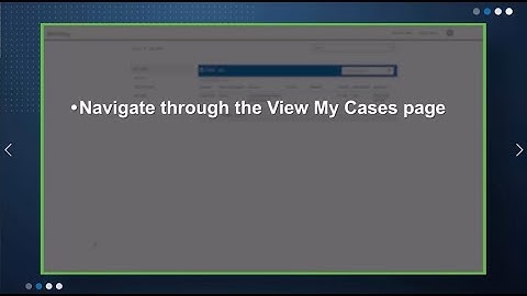Updating an Existing Case