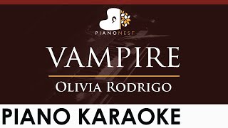 Olivia Rodrigo - vampire - HIGHER Key (Piano Karaoke Instrumental)