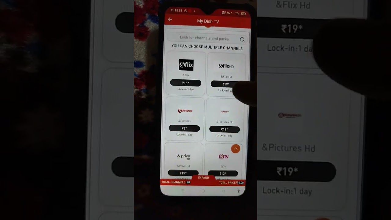 my dish TV app se channel select kaise karte