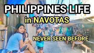 THE OTHER SIDE of NAVOTAS | WALKING at UNSEEN SIDE REAL LIFE in Tangos South Philippines [4K] ??
