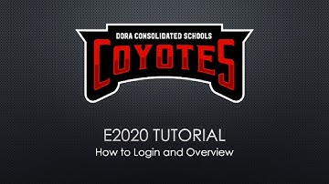 E2020 Tutorial
