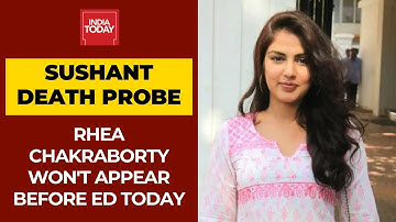Sushant Singh Rajput Case: Rhea Chakraborty Writes To ED, Seeks Postponement Of Questioning