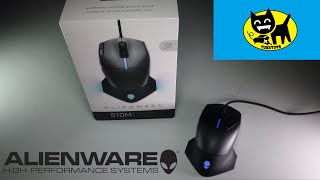 Alienware 610M Gaming Mouse Wired/Wireless RGB: 16000 DPI Optical Sensor - 7 Buttons RGB Lighting