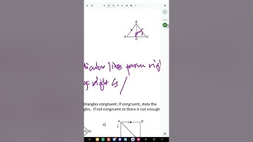 GEOMETRY: (ACTUAL LESSON) PROVING TRIANGLE CONGRUENCE || Jane Maciejewski
