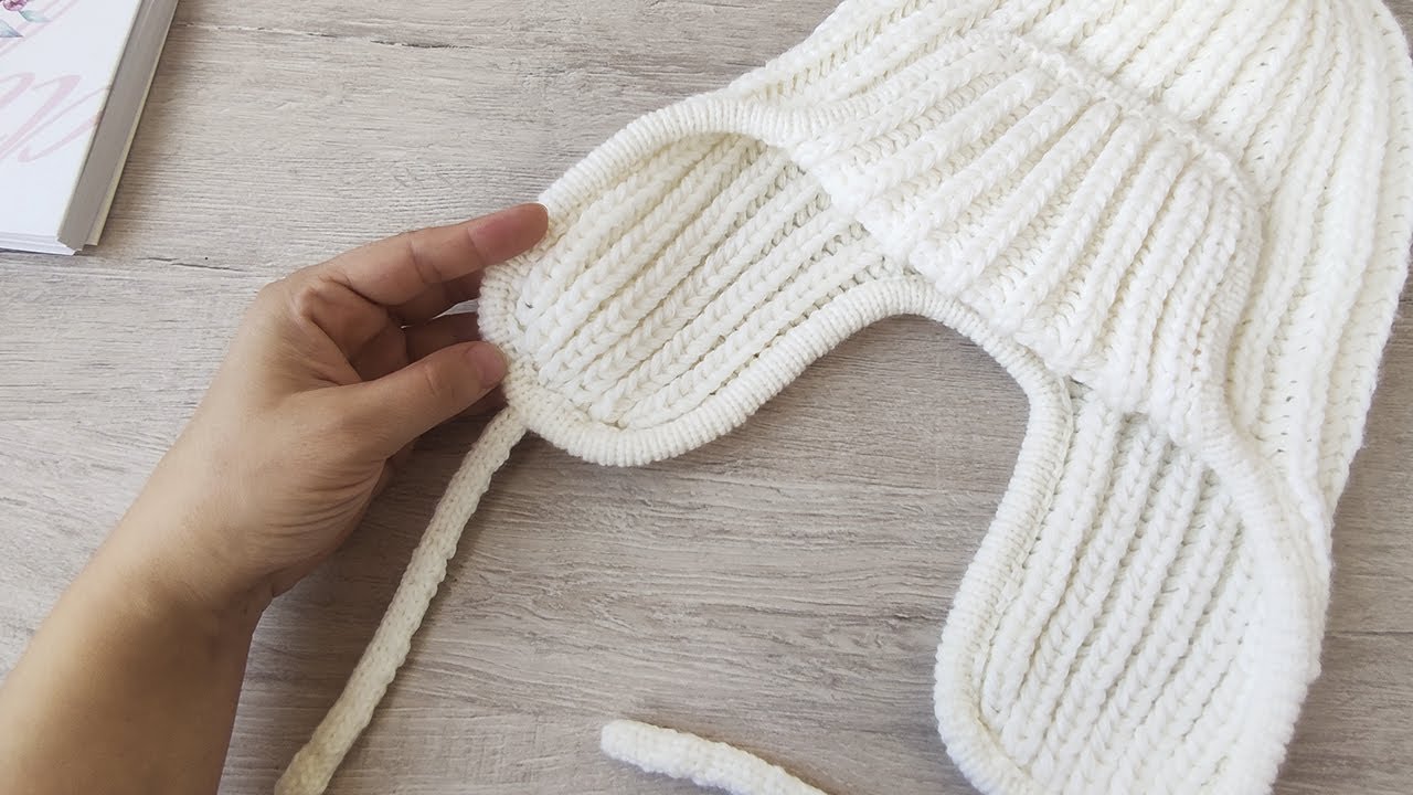 Вязание «котловым швом» для шапки ушанка ► Уроки вязания