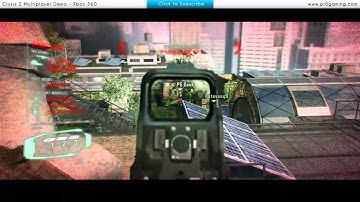 Crysis 2 Multiplayer SCAR Gameplay Beta Demo with Commentary