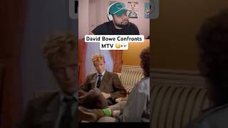 David Bowe Confronts MTV👀😳 #vintage #rockmusic #musiclovers #debate #davidbowie