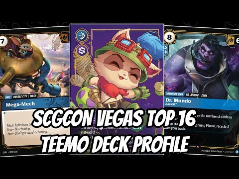 SCGCON Vegas Top 16 Teemo Deck List Profile | Riftbound Origins