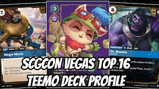 SCGCON Vegas Top 16 Teemo Deck List Profile | Riftbound Origins