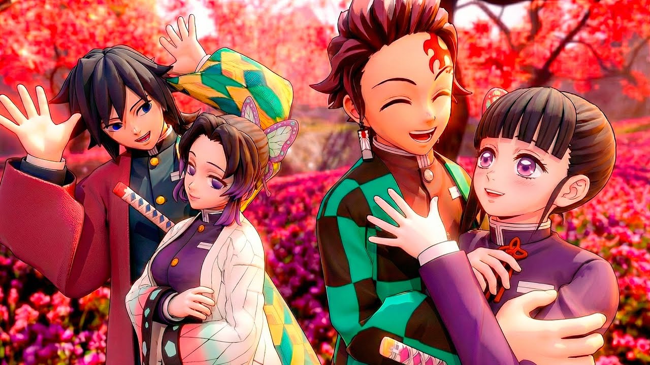 Tanjiro e Kanao em um ENCONTRO Duplo Com Tomioka e Shinobu no Demon Slayer VR