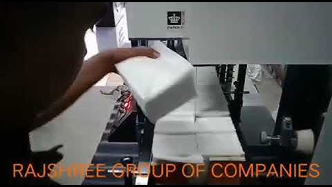 FULLY AUTOMATIC TISSUE PAPER MAKING MACHINE
