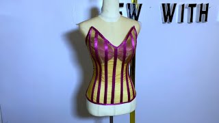 How to sew this stylish Victorian corset