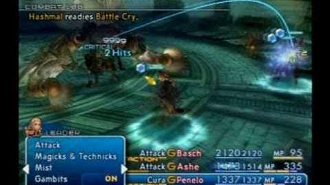 Final Fantasy XII Test Speedrun - Hashmal (faster)
