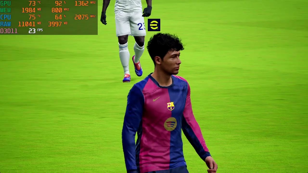 PES EFOOTBAL 2024 | AMD RYZEN 5 5500U | 20GB RAM | VEGA 87 | BENCHMARK