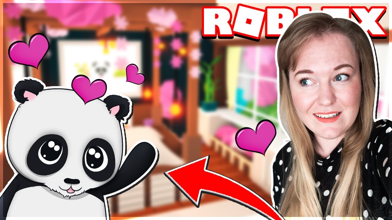 LAVER ET PANDAHJEM TIL HYGGEFIS! *Giveaway shopping!* | Roblox: Adopt me dansk