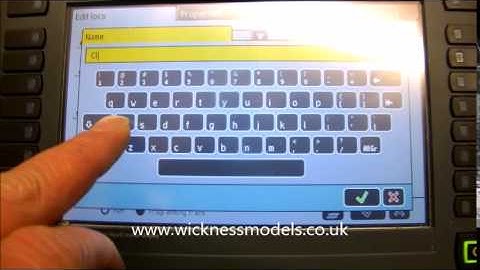 Set Up Loksound and Lokpilot DCC Locomotives With The ECoS 50200 DCC Controller By Wickness Models