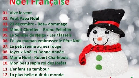 Musique de Noël en Français 2021avec paroles/Lyrics - Compilation des meilleurs chansons de Noël